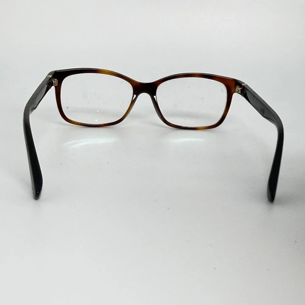 Jimmy Choo JC129 112 Tortoise‎ Gold Chain Detail Eyeglasses Frames Italy 21483